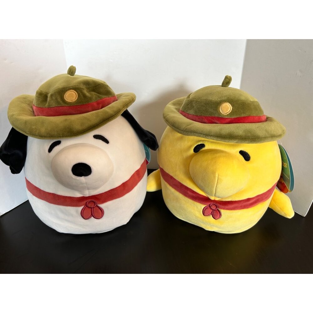 Peanuts Squishmallows Snoopy & Woodstock Plush Set 12" Collectible Plush Set